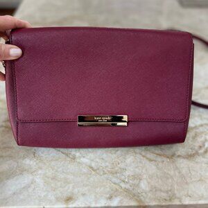 Kate Spade Burgundy Crossbody Bag
